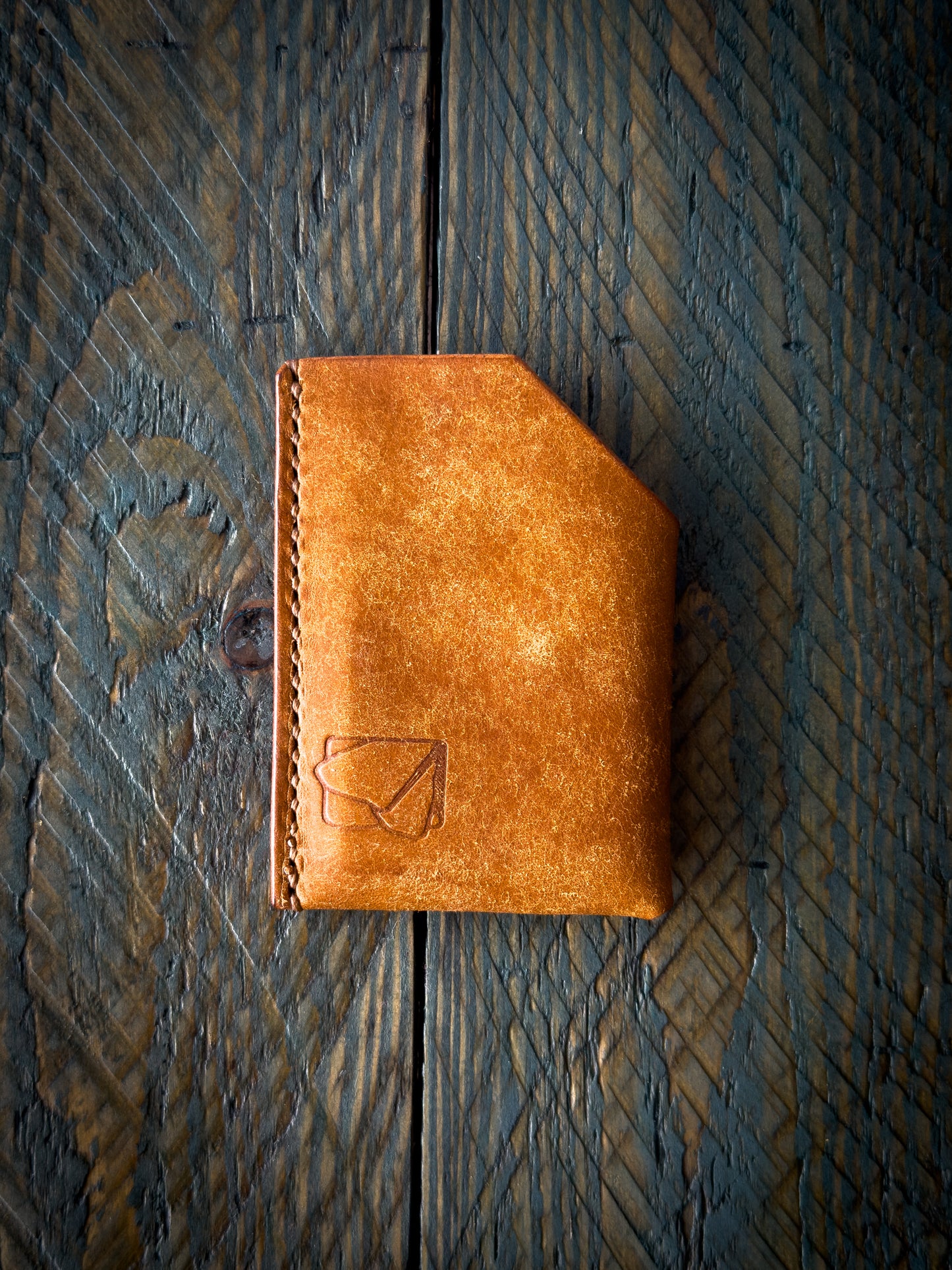 The Nomad - Ultra Minimalist Card Holder - Pueblo Cognac