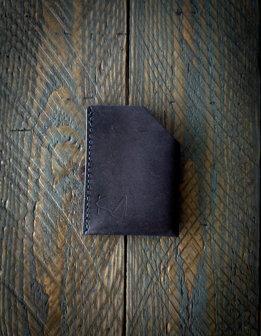 The Nomad - Ultra Minimalist Card Holder - Pueblo Navy Blue