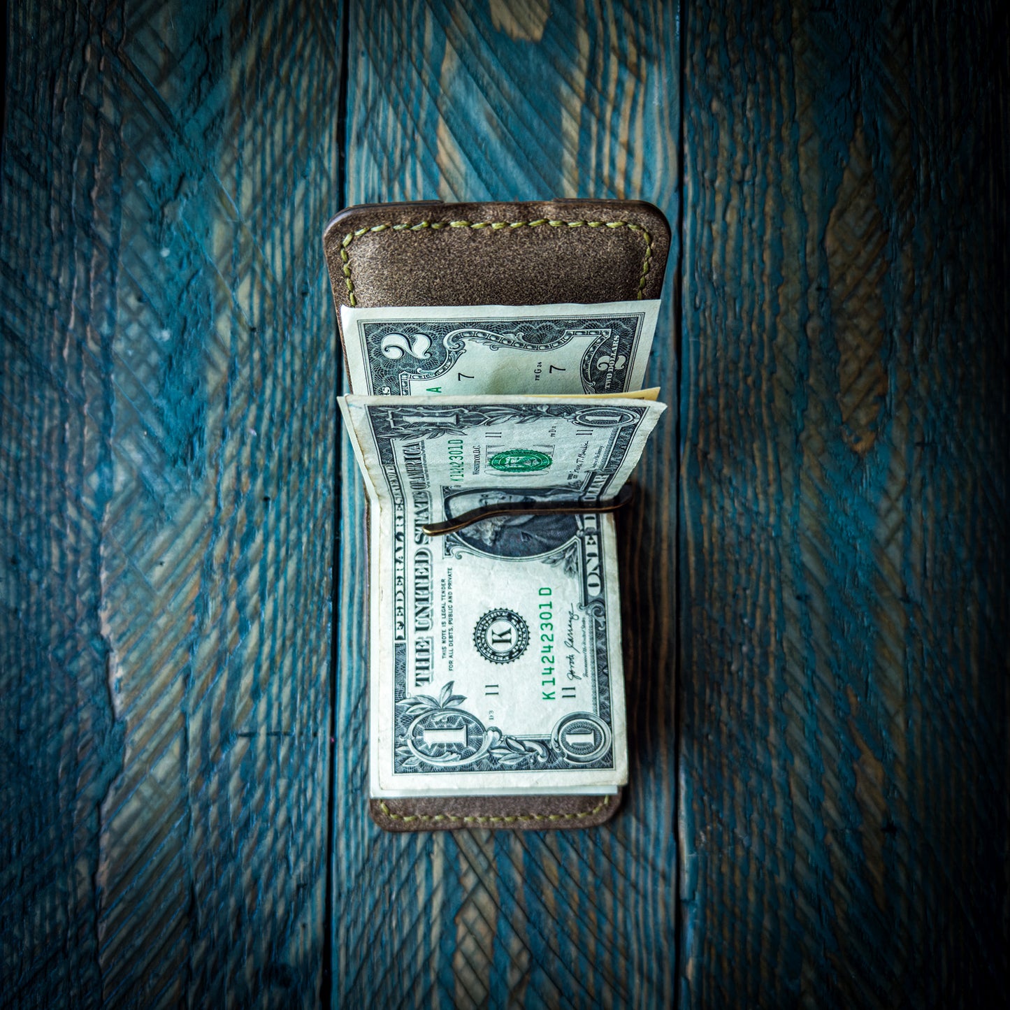 The Ranger - Front Pocket Wallet - Pueblo Olive