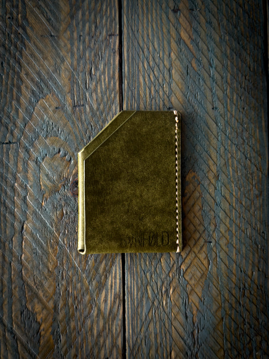 The Nomad - Ultra Minimalist Card Holder - Pueblo Olive