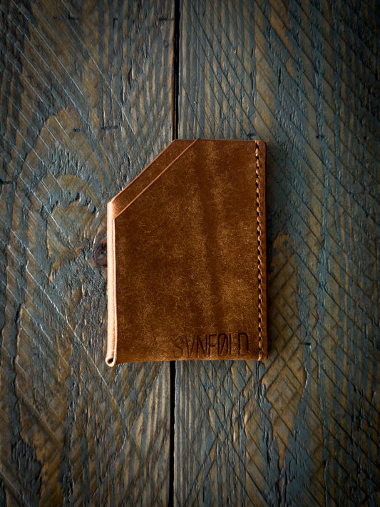The Nomad - Ultra Minimalist Card Holder - Pueblo Walnut