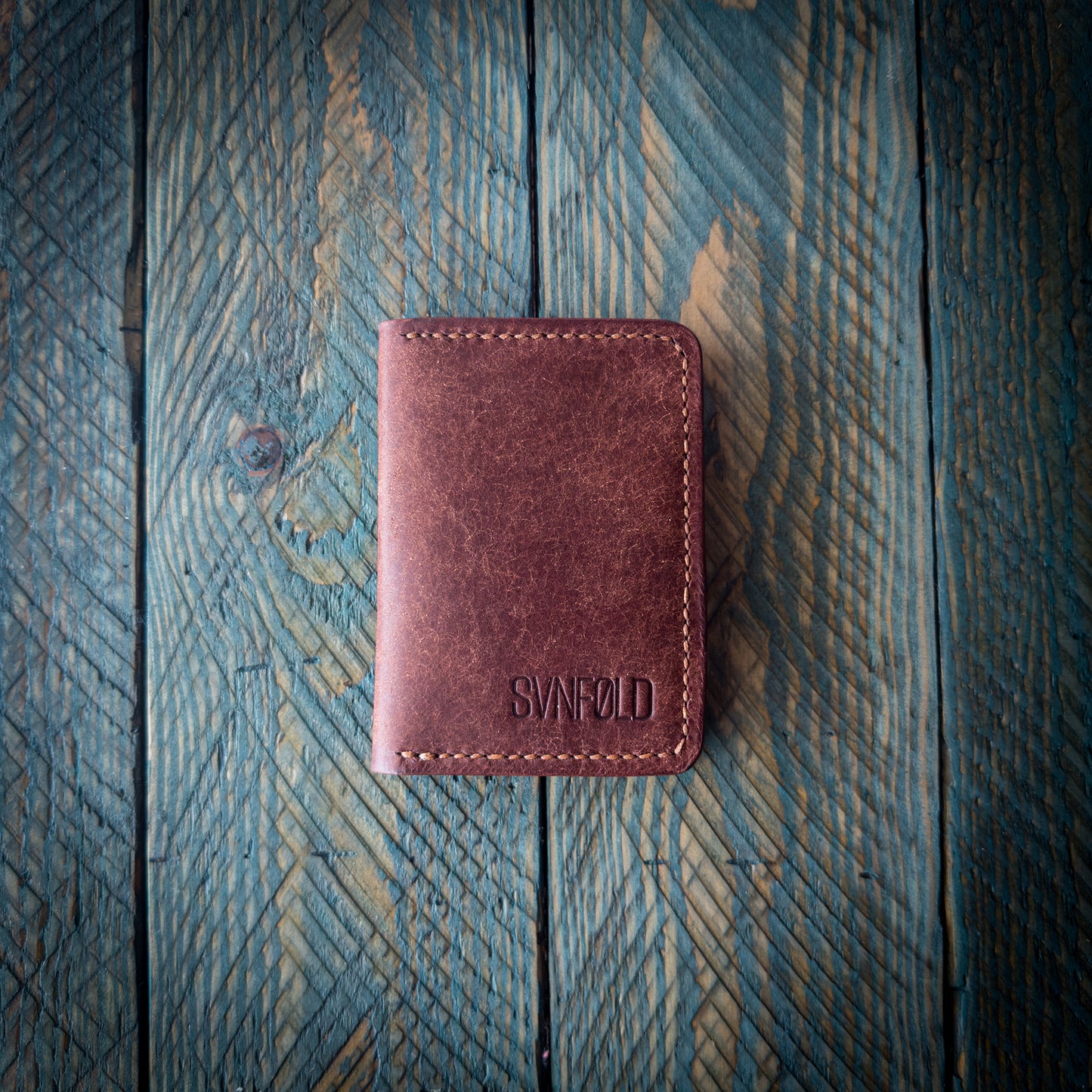 The Watchman V2 - Bifold Wallet - Pueblo Tobacco and Pueblo Aqua